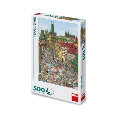 Puzzle 500 piese, Tower Bridge &amp;ndash; DINO TOYS foto