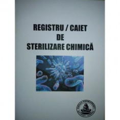 Registru/caiet de sterilizare chimica - format a5