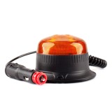 Lampa de avertizare flash mini girofar 18 LED cu magnet, lumina portocalie, ECE R65 R10, 12/24V, IP56, 120 flash/min, AMiO W21ml