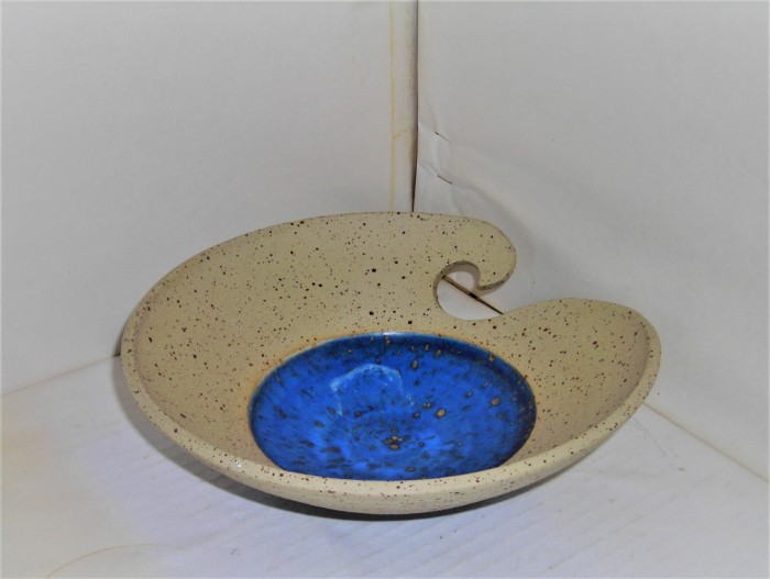 Fructiera chamotte cu insertii metalice -UNICAT- design A. Wengstrom, Ericksdals