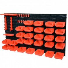 Panou cu cutii organizatoare pentru accesorii, Vorel 78771, dimensiune 475 x 272 x 15 mm, 48 piese