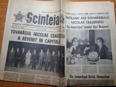 scanteia 1 iulie 1976-ceausescu la conferinta partidelor comuniste din europa foto