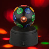Glob LED 0.06W, efect disco, rotativ, diametru 9 cm, Globo