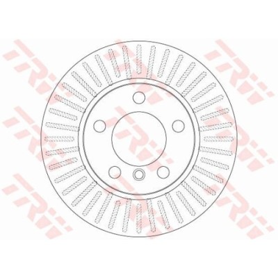 Set discuri frana fata TRW, Bmw Seria 1 (F20), 07.11-06.19, 1 (F21), 12.11-, 2 Cabriolet (F23), 03.2014-, 2 Coupe (F22, F87), 10.2012-, Fata; puntea foto