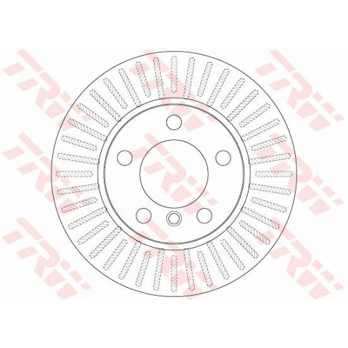 Set discuri frana fata TRW, Bmw Seria 1 (F20), 07.11-06.19, 1 (F21), 12.11-, 2 Cabriolet (F23), 03.2014-, 2 Coupe (F22, F87), 10.2012-, Fata; puntea