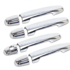 Set de 4 manere de usi cromate din inox pentru Toyota Hilux, Prius, Yaris, Auris, Avensis, Corolla