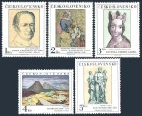 Cehoslovacia 1980 - Picturi din Galeria Naționala, arta, serie neuzata