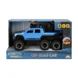 Masina cu lumini si sunete, Off Road, Maxx Wheels, 1:16, Albastru