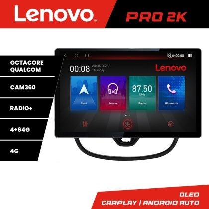 Navigatie Opel Karl 2017- K-karl Lenovo PRO 4+64 13 inch 2K android 4G DSP gps internet 8Core CarStore Technology