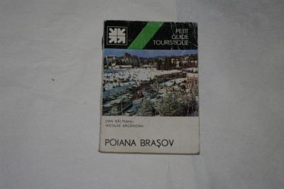 Petit guide touristique - Poiana Brasov - Dan Balteanu - 1984 foto