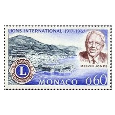 Monaco 1967 - Lions Club of Monaco, neuzata