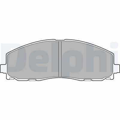 DELPHI LP2694 set placute frana,frana disc foto