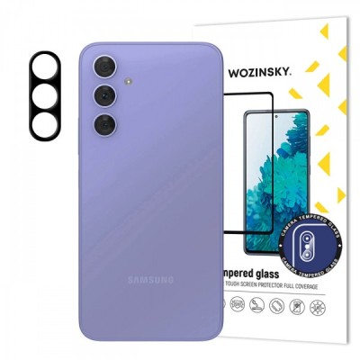 Folie de protectie Camera Spate WZK pentru Samsung Galaxy S25 Ultra S938, Sticla Securizata, Neagra foto