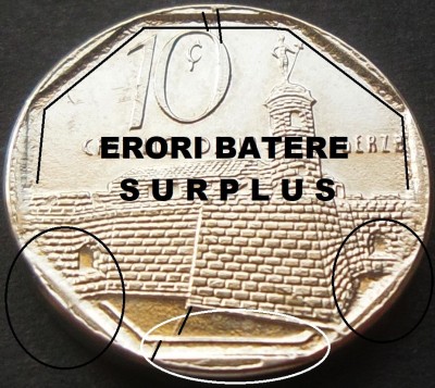 Moneda exotica 10 CENTAVOS - CUBA, anul 2013 *cod 3804 = MULTIPLE ERORI BATERE foto