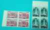 TIMBRE ROMANIA 1957 L.P.445 520 ANI RASCOALA BOBALNA BL. DE 4 VALORI MNH, Nestampilat