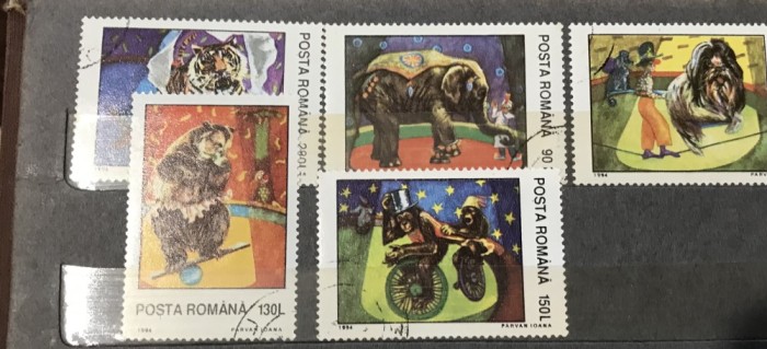 (H) Timbre Serii Romania Circ