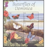 DOMINICA 2004 FAUNA INSECTE FLUTURI