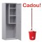 DULAP METALIC OBIECTE CURATENIE AS60, 600x400x1800 mm+CADOU! (SET: Galeata+Storcator+Mop)
