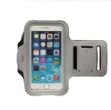 Husa Brat Telefon MRG M592, 4.7 inch, Gri, Sport, Fitness, Jogging, Banda Ajustabila, Impermeabila