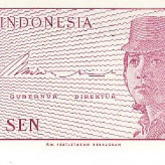 M1 - Bancnota foarte veche - Indonezia - 5 sen - 1964