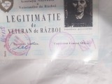 LEGITIMATIE de VETERAN de RAZBOI,Ministerul Apararii Nationale,Asociatia Nationala VETERANILOR de RAZBOI,1996