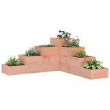 Jardiniera Gradina 4 Niveluri VidaXL, 80.5x79x36cm, Lemn Douglas Masiv, Maro, Colt