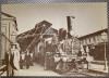 BUCURESTI-GARA de NORD la 1900 in PRIM PLAN O LOCOMOTIVA DE VITEZA,,ORLEANS&quot;, Necirculata, Fotografie