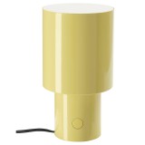 Veioza cu intensitate reglabila, galben, 22 cm - design modern si compact, General