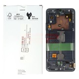 LCD+Touchscreen cu Rama Samsung Galaxy A90 5G / A908 BLACK Original Service Pack