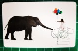 Cartela telefonica Romtelecom Voce La Romtelecom discutiile sunt ca o joaca de copil 15 lei TXF398 160.000 unitati exp. 01.02.2011 Elefant baloane