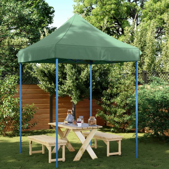 Gossi cort de petrecere pliabil pop-up, verde, 200x200x306 cm