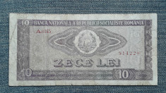 10 lei 1966 Romania / seria 814220 foto