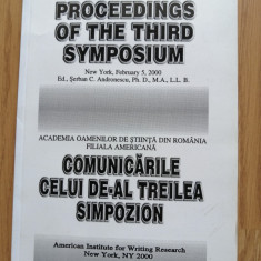 Academia oamenilor de stiinta din Romania - filiala americana - New York, 2000