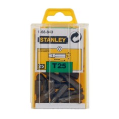 Stanley 1-68-843, set 25 biti, 25 mm, 1/4&amp;quot;, TX25, fixare C6.3 foto