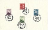 A3944N Plic cu ștampile Des F&uuml;hrers Geburtstag 20 April 1938 și Ein Volk, Ein Reich, Ein F&uuml;hrer 10 April 1938, Wien