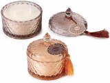 Set 2 lumanari parfumate in borcan sticla aroma Conuri de Pin si Vanilie &Oslash; 10 cm x 10 H