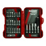 Set biti/adaptoare surubelnita Raider, 1/4 inch, 29 piese