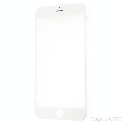 Geam Sticla iPhone 6s Plus, Complet, White foto