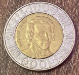 C50 - Moneda foarte veche - Ecuador - 1000 sucres - 1996