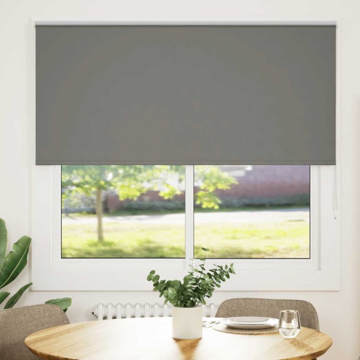 Jaluzea cu role opace gri 160x150 cm lățime material 156,6 cm