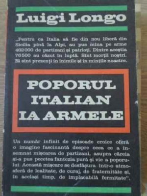 POPORUL ITALIAN IA ARMELE-LUIGI LONGO foto