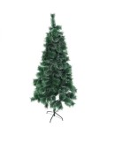 Brad Artificial de Craciun, eMazing, tip Pin Inzapezit, inaltime 210 cm, Varfuri Ninse, Suport Metalic