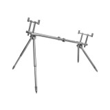 Rod Pod Delphin RPX Stalk Silver, 2 Posturi, Pescuit, Aluminiu, 50-75cm, Fix, 1.6kg