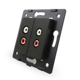 Cumpara ieftin Priza dubla audio Livolo SmartElectro IntelligentHouse