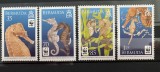 PC365 - Bermuda 2010 Fauna marina WWF, serie MNH, 4v, Nestampilat