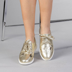 Pantofi sport dama Alegra aurii foto