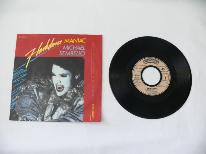 Michael Sembello - Maniac (1983, Casablanca) Disc vinil single 7&quot;