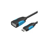 Cablu de date USB 2.0 Female la USB de tip C - Negru