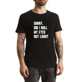 Tricou Barbati, umor sec, dar de efect, negru, marime M