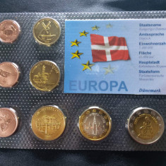 Set Euro - Probe - Danemarca 2006 , 8 monede